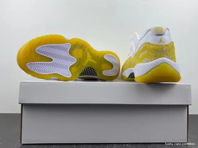 Cheap Husky Yellow AH7860-107 Air WMNS Jordan Snakeskin Low 11 0520